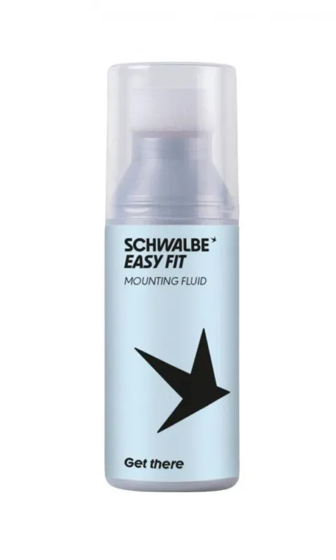 Schwalbe Easy Fit Montage-Flüssigkeit 50 ml - Spezielle Reifenmontage-Flüssigkeit in praktischer Schwammdose für einfache Anwendung, verflüchtigt sich nach ca. 10 Minuten vollständig Garantierte Lieferung