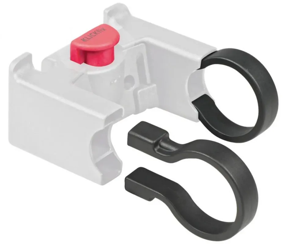 Abverkauf KLICKfix Schellen für Lenkeradapter schwarz 35mm paarweise