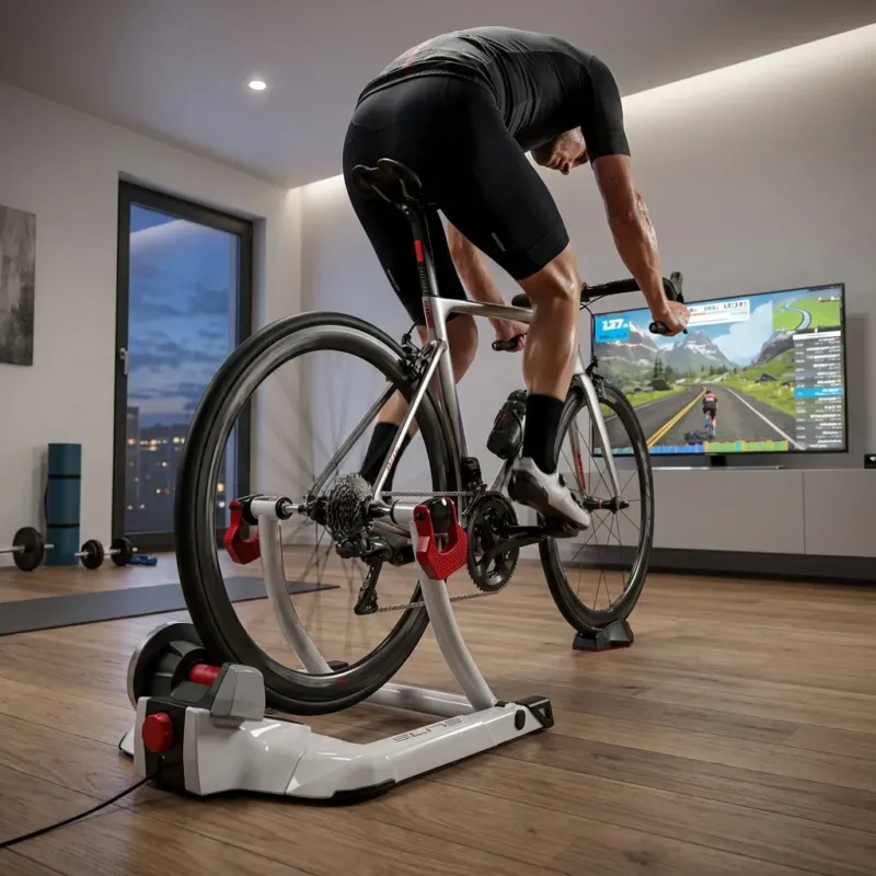 Top-Angebot ELITE Qubo Power Smart B+ Rollentrainer - Bluetooth Heimtrainer für 20-29 Zoll