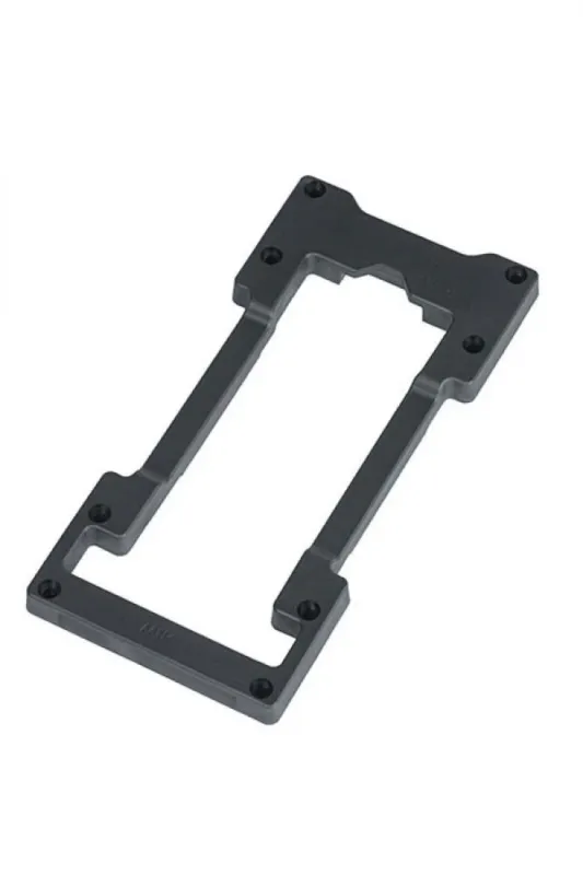 Neu Basil MIK Double Decker Adapterplatte schwarz - Fahrrad Gepäckträger Adapter für MIK System - kombiniert Tasche & Korb - verstellbar bis 15 kg