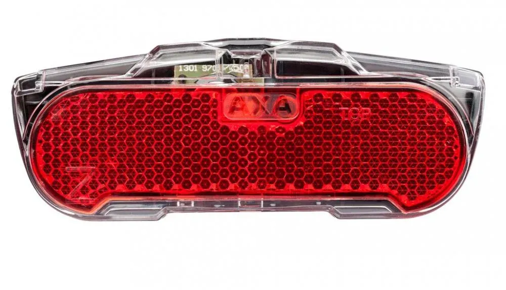 Axa Dynamo-Rücklicht Slim Steady 50mm für Gepäckträger schwarz-transparent StVZO Knallerangebot