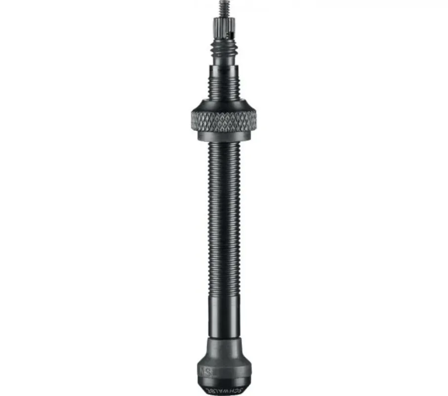 Must-Have Schwalbe Tubeless-Ventil 60 mm Aluminium Schwarz - 2er Set für TL-Ready Felgen