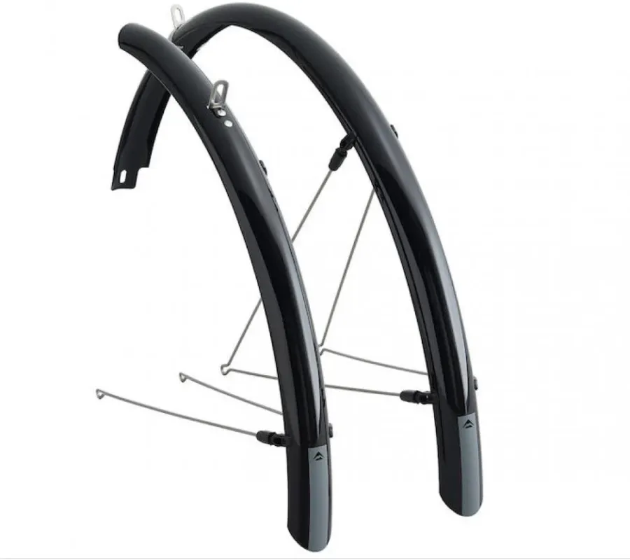 Merida Schutzblech-Set Universal 28" 50 mm Schwarz - Pop-Off Sicherheitssystem Zertifiziert