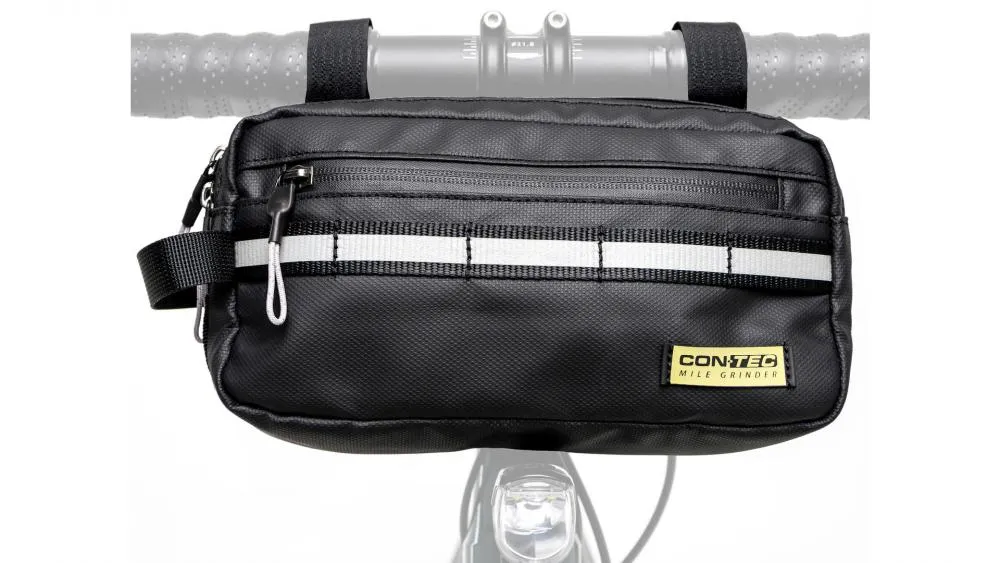 Direktkauf Contec Lenkertasche Mile Grinder Race 3 schwarz Größe 25x8.5cm 3 Liter