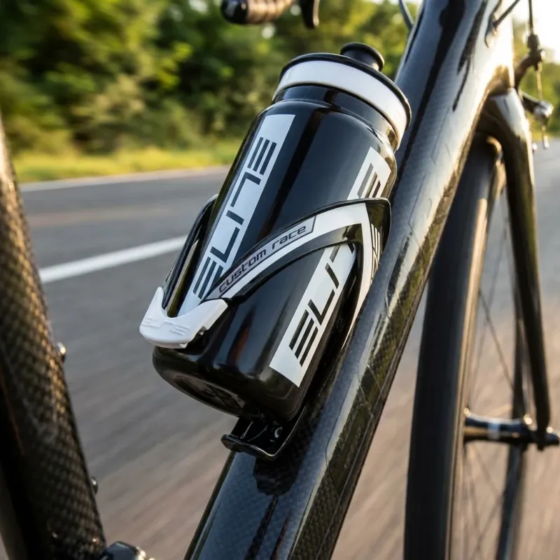 Elite Flaschenhalter Custom Race schwarz/weiß glanz Angebot
