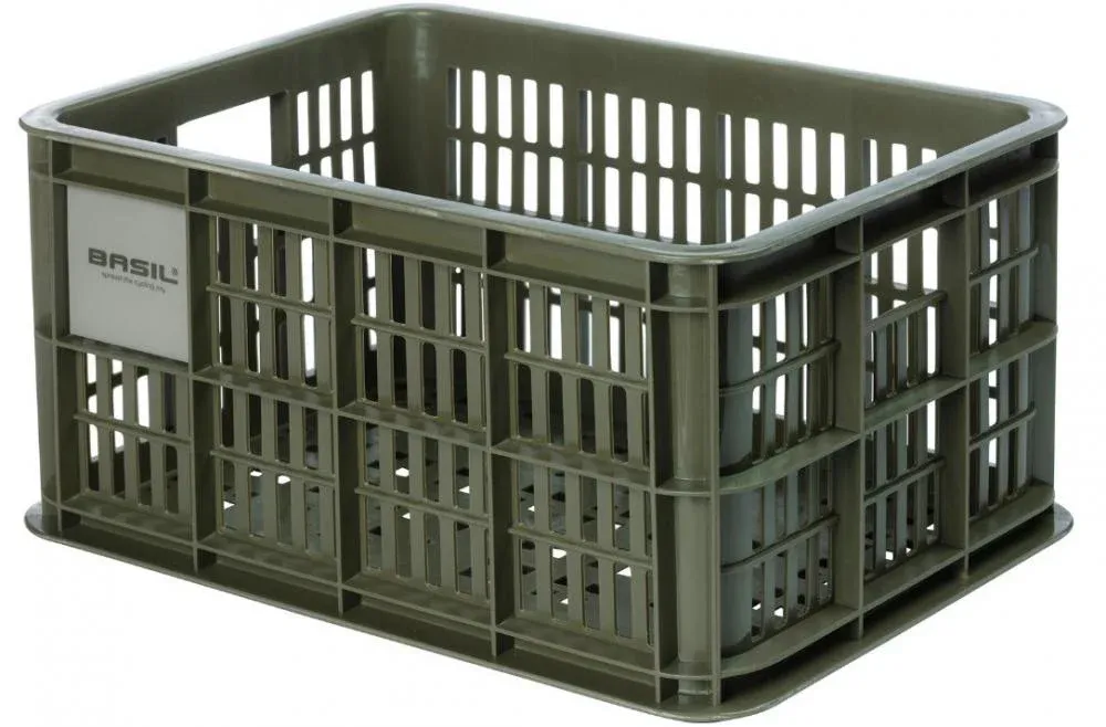 Basil Transportkorb Crate S Kunst.17,5L Green 95% RC Schneller Versand