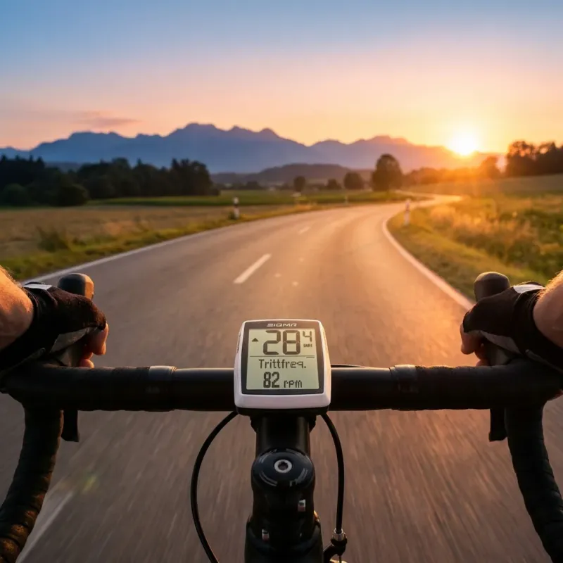 Ausverkauf Sigma BC 12.0 WR Fahrradcomputer kabelgebunden Schwarz/Weiß - Trainingsstatistik für 2 Räder