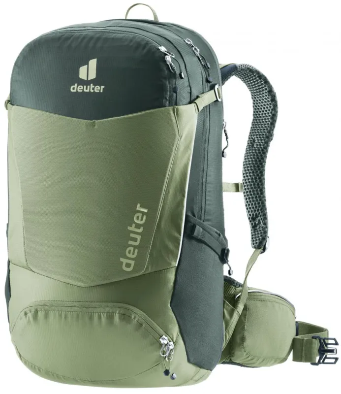 Angebot Deuter Trans Alpine Pro 28 Fahrradrucksack 28 Liter Grove Ivy - für Mountainbike-Touren & Alpenüberquerungen