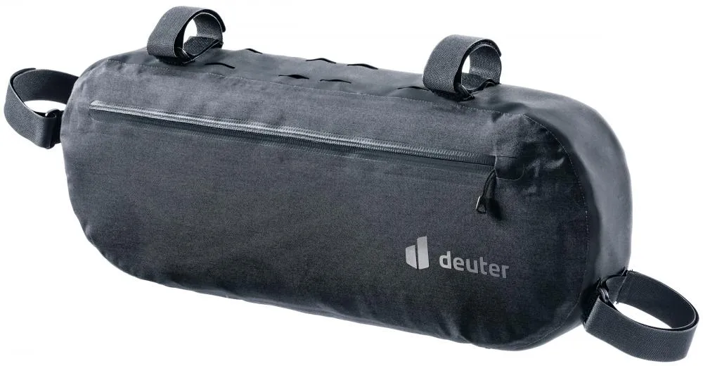 Deuter Cabezon FB 6 Rahmentasche 6 Liter wasserdicht - Leichte Fahrradtasche Weiß, Größe L Abverkauf