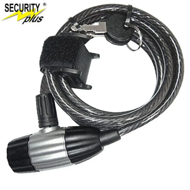 Point Spiralkabelschloss SK55 L 180 cm D 8 mm silber Preisreduziert