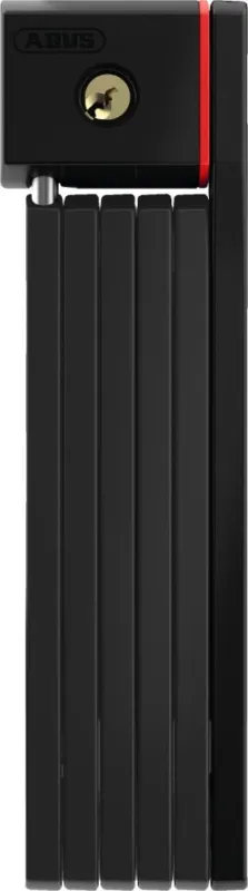 ABUS Faltschloss uGrip BORDO 5700K/80 SH schwarz - 80 cm, 5 mm Stäbe, Sicherheitslevel 7, inkl. Halter Kostenfreie Lieferung