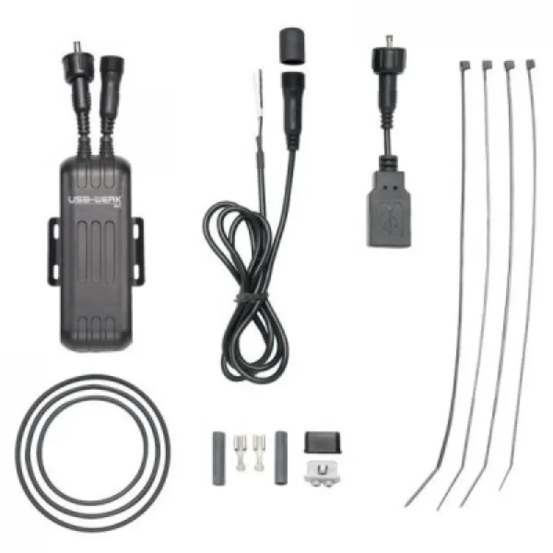 Busch + Müller USB-Werk AC - Mobiles USB-Ladegerät für Nabendynamo inkl. Zubehör - mobiles Lade-/Netzgerät Knallerangebot