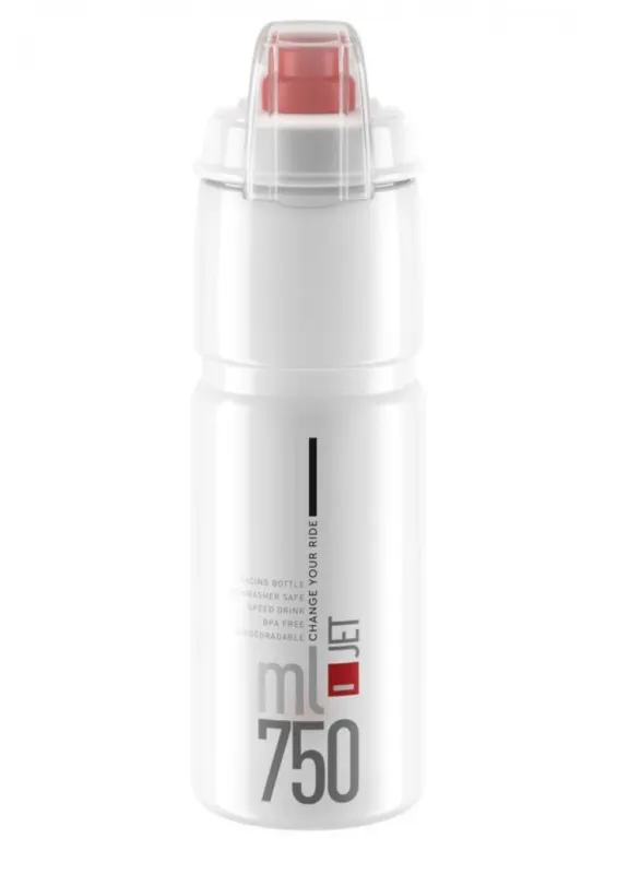 Rabatt Elite Trinkflasche Jet Plus 750 ml klar rot