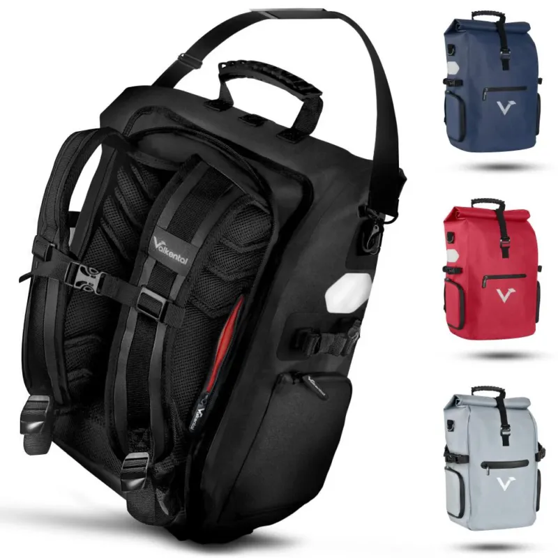 Bestseller Valkental Rucksack ValkPro 3in1 Fahrradtasche schwarz