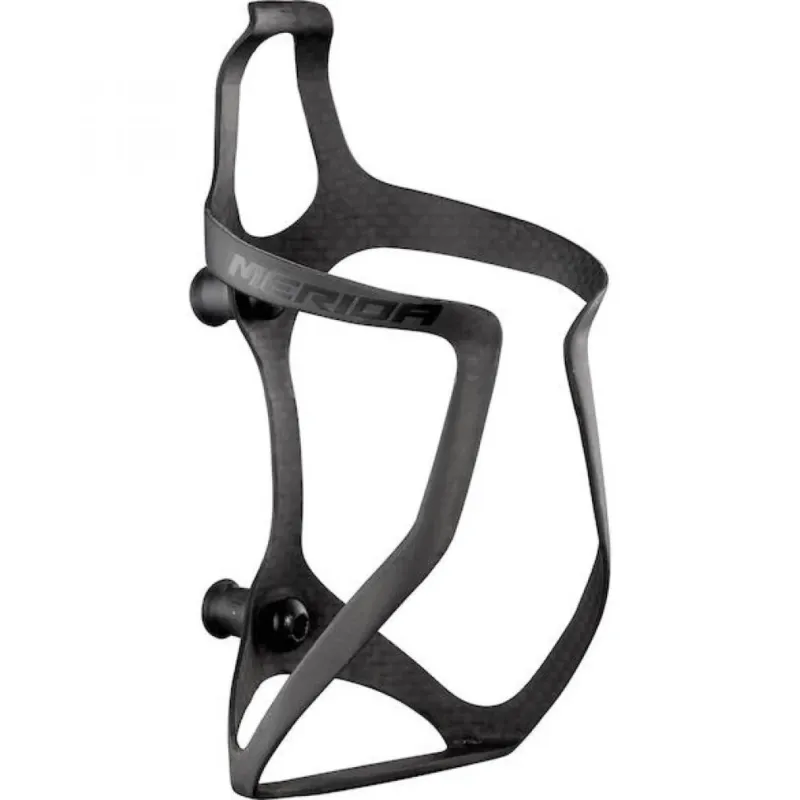 Aktuell Merida Flaschenhalter Carbon Light Onesize Schwarz - superleichter Carbon-Flaschenhalter