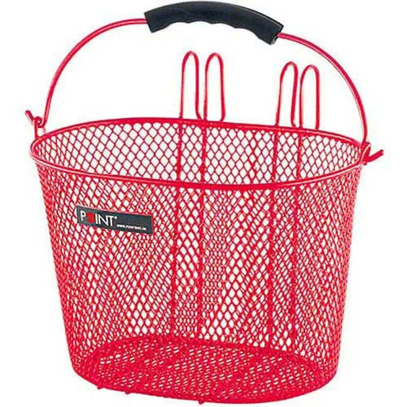 Solange Der Vorrat Reicht Point Kinderfahrradkorb rot 23x16x13 cm