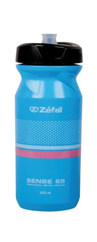 Zefal Trinkflasche Sense M65 650ml cyan blau Höhe 193mm Begrenztes Angebot