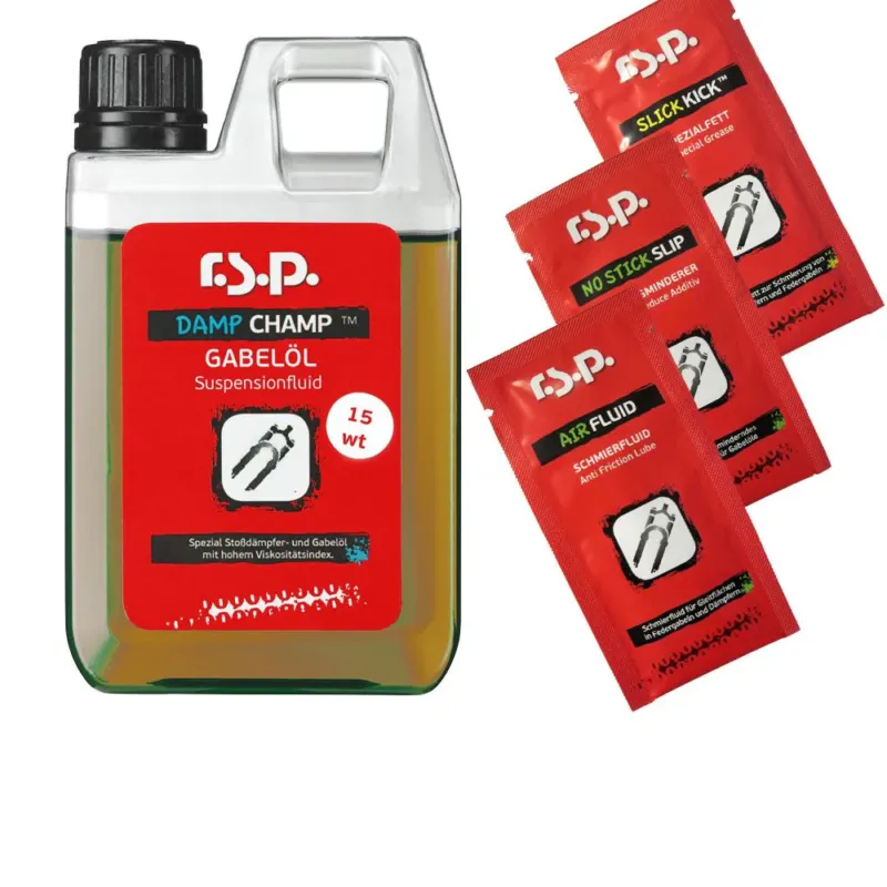 Expressversand r.s.p. Damp Champ Suspension Service Kit 15 wt - Professionaler Gabel- und Dämpferservice