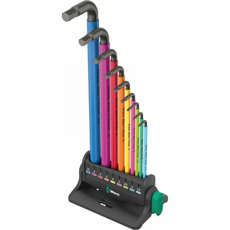 Online Kaufen Wera 950/9 Hex-Plus Multicolour 3 Winkelschlüsselsatz