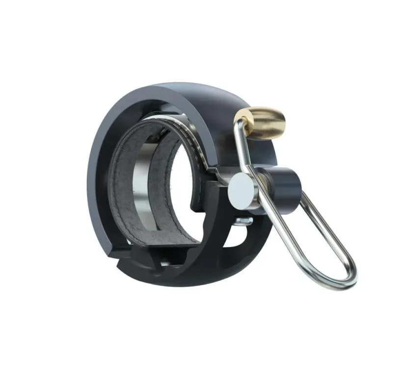Kostenloser Rückversand Knog Fahrradklingel Oi Luxe klein 22.2mm schwarz grau