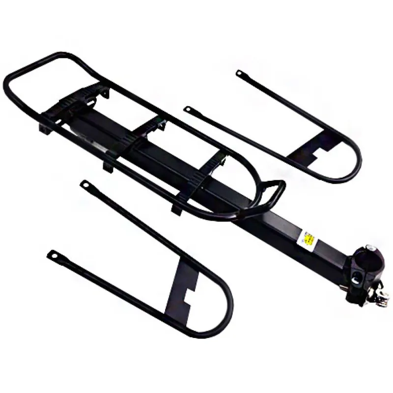 Point Gepäckträger für Sattelstütze bis 10 kg schwarz Aluminium Taschenbügel 24-28Zoll Top-Preis