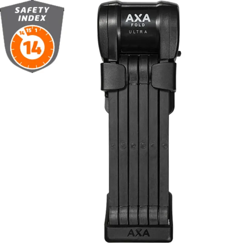 Top-Seller Axa Faltschloss Fold Ultra Länge 90 cm schwarz