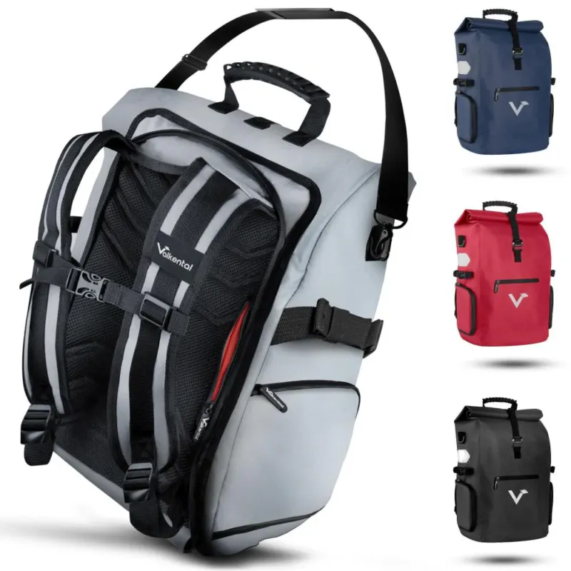 Jetzt Bestellen Valkental Rucksack ValkPro 3in1 Fahrradtasche grau
