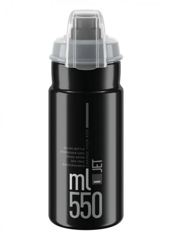 Sofort Bestellen Elite Trinkflasche Jet Plus 550 ml schwarz grau