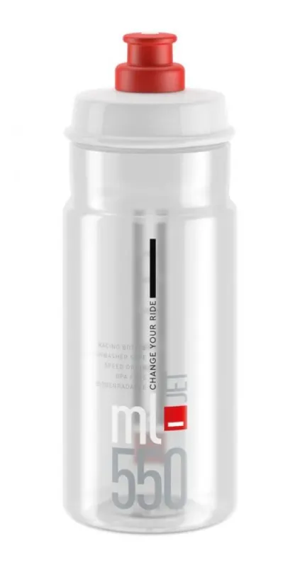 Neue Kollektion Elite Trinkflasche Jet klar rot 550ml