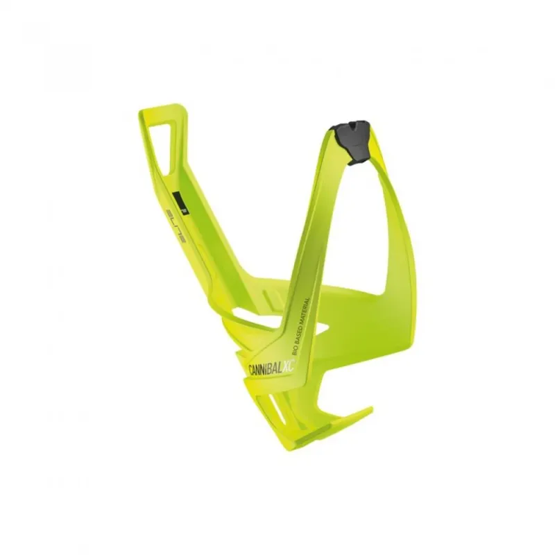 Bestseller ELITE CANNIBAL XC Flaschenhalter One Size YELLOW FLUO black - seitlicher Zugriff