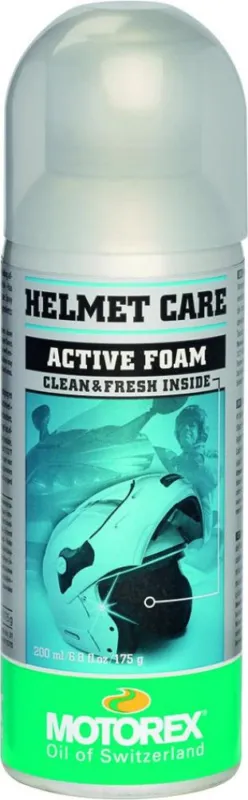 Meistverkauft MOTOREX Helmet & Gear Care Reinigungsschaum 200 ml - Schutzausrüstungspflege