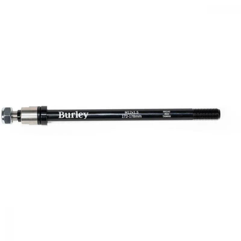 Bestseller Burley Steckachse für Anhänger M12x1.5, 172-178 mm Schwarz - sichere Verbindung für Fahrradanhänger