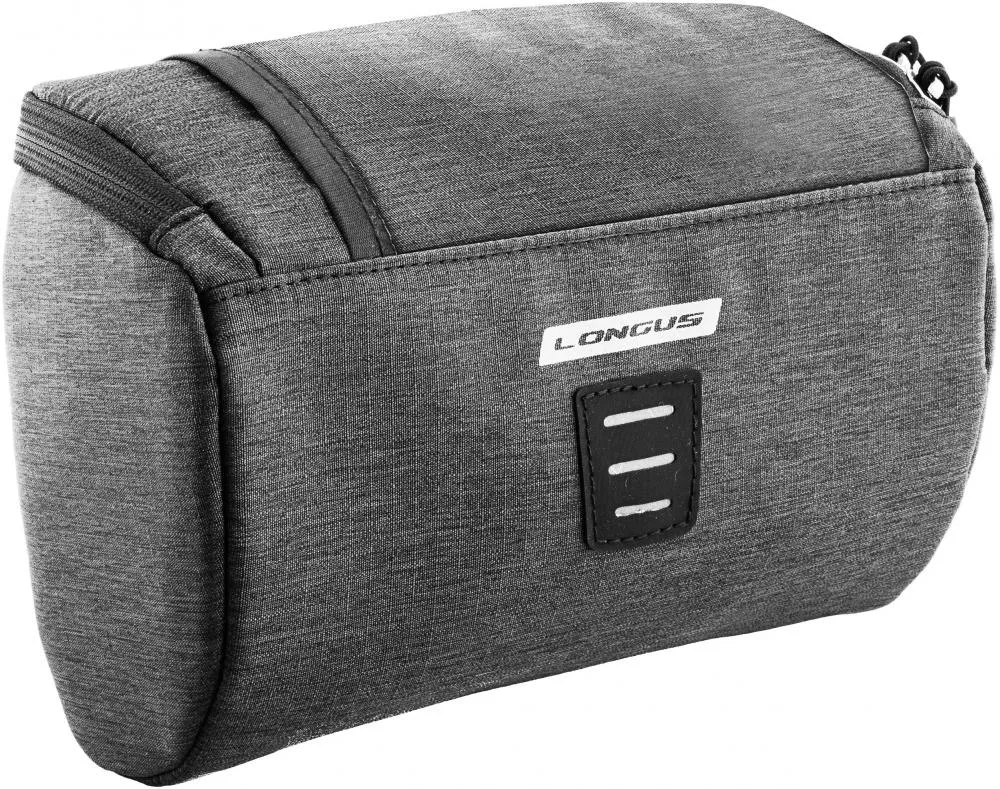 Longus Lenkertasche Granit 2 l l - kompakte, wasserabweisende Fahrrad-Lenkerbag Preisknaller