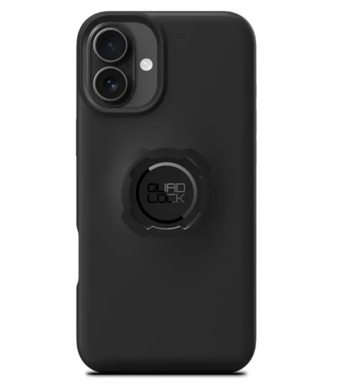 Quad Lock Original Case, iPhone 16 Plus, schwarz, stoßfest, kompatibel mit Quad Lock Halterungen, kabelloses Laden möglich Saisonangebot