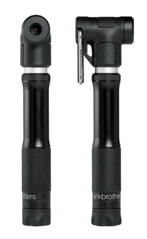 Crankbrothers Sterling S Handpumpe inkl. Rahmenhalter Midnight Edition black Abverkauf