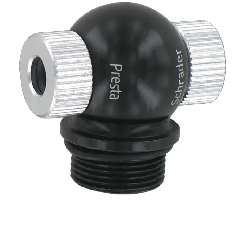 Preis Gesenkt VAR RP-80102 Ventiladapter Aluminium mit Daumenverriegelung - Schrader & Presta