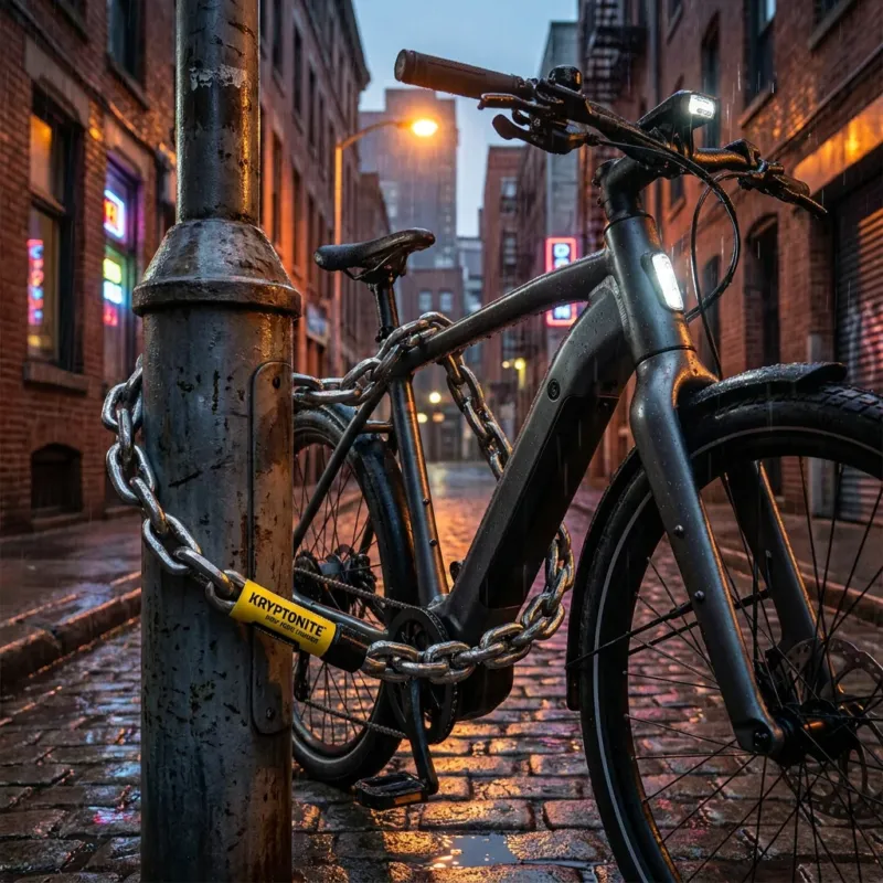 Angebot Kryptonite New York Fahgettaboudit 1415 Kettenschloss - Hochsicherheits-Fahrradschloss