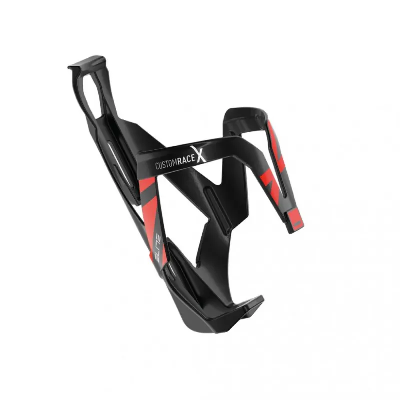 Sichere Zahlung ELITE Flaschenhalter Custom Race X Schwarz/Rot One Size Schwarz - leichter, sicherer Flaschenhalt