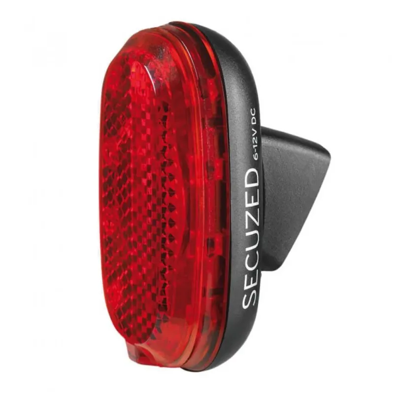 Sonderangebot Busch + Müller E-Bike-Rüchlicht SECUZED E Brex 6-50V Schwarz - Intelligentes Bremslicht mit BREX-Technologie