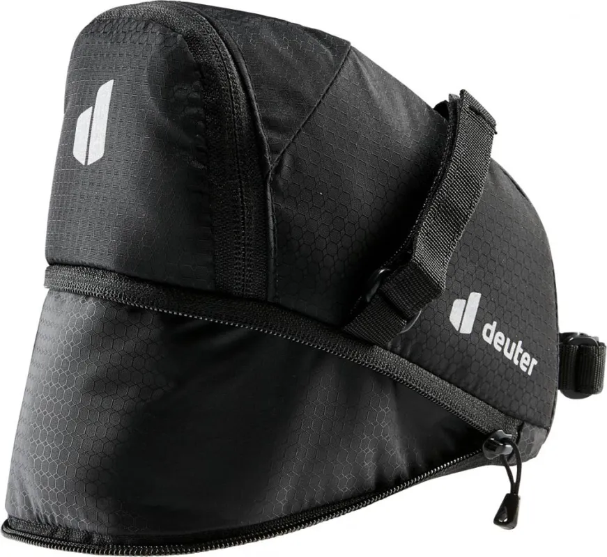 Bike Bag 1.1 + 0.3 Satteltasche Schwarz - Leichte Fahrradtasche mit Klettverschluss Must-Have
