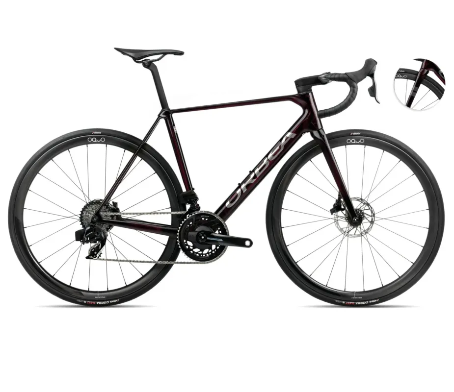 Orbea ORCA M21eTEAM PWR Red - Titanium 2025 - 49 cm Kostenloser Versand