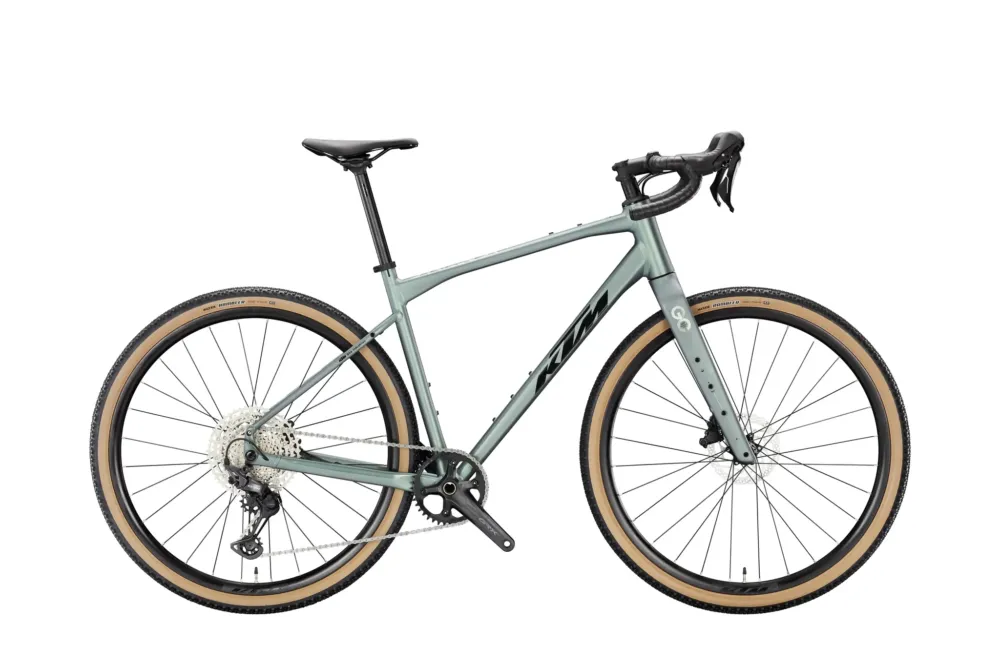 Zertifiziert KTM Gravelator 15 Bright Teal Matt 2026 - 57 cm