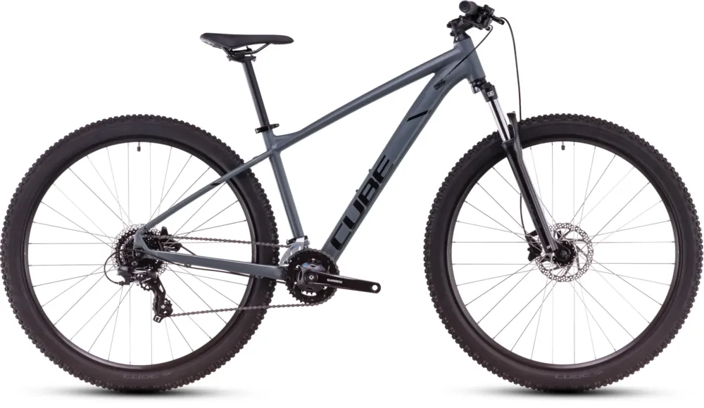 Preisreduziert Cube Aim ONE foggyblack´n´ black 2025 - XS