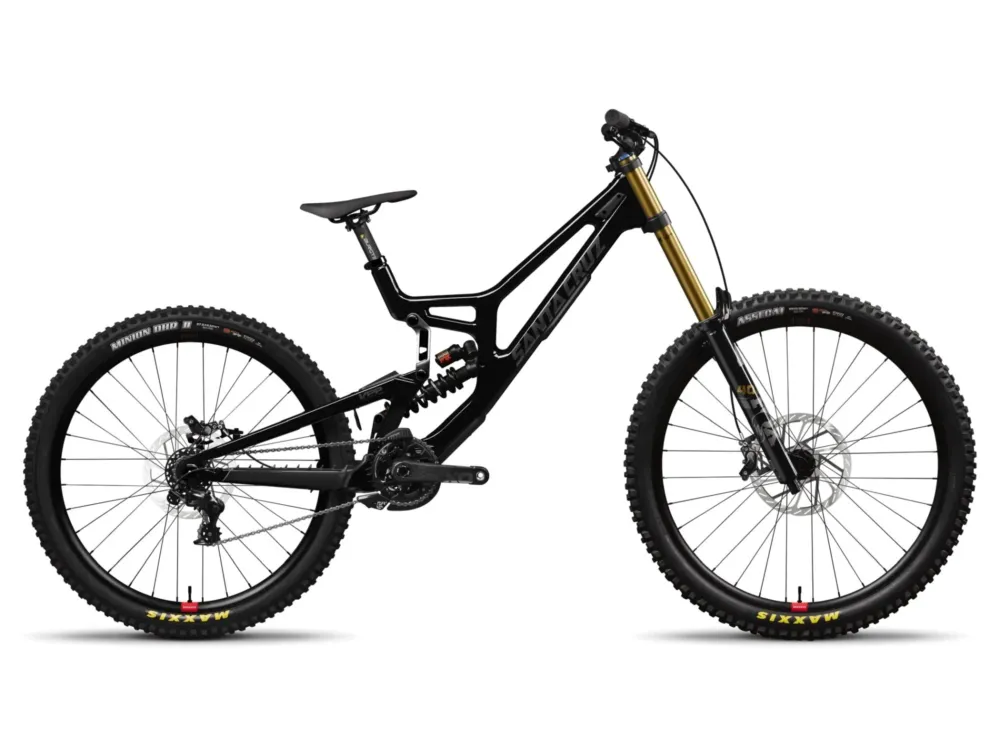 Geprüft Santa Cruz V10 8 CC X01 Gloss Black Sparkle 2026 - XL