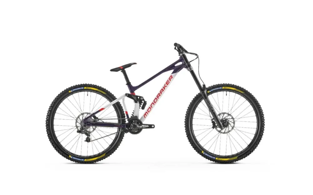 Sonderaktion Mondraker Summum MX T Gloss Dirty White/Deep Purple/Flame Red - S