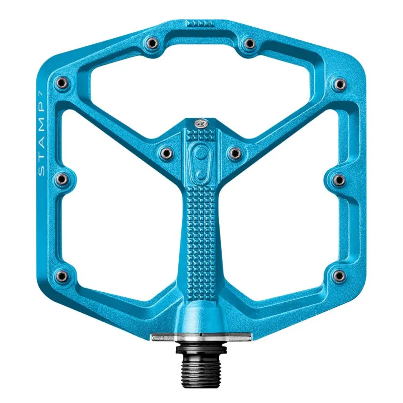 Crankbrothers Stamp 7 Plattform-Pedal - Electric Blue / L Heißes Angebot