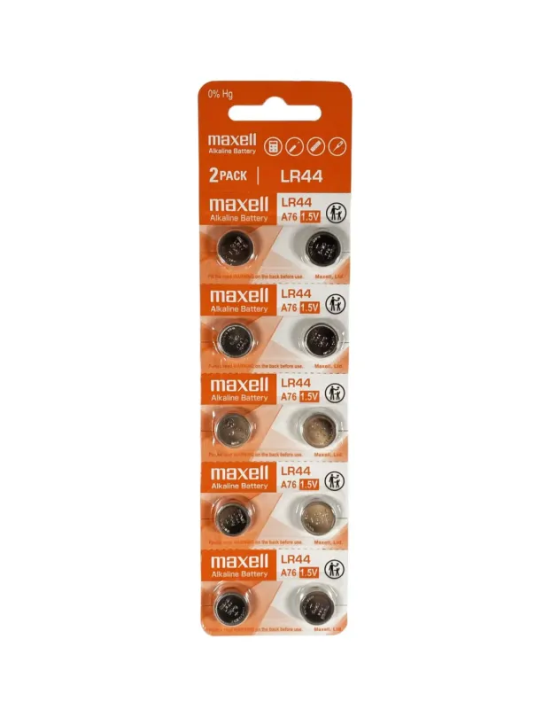 Preis Gesenkt Maxell Knopfzelle Alkaline LR44 - schwarz