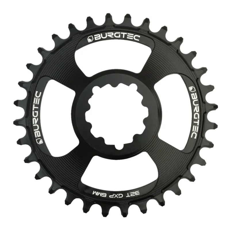 Preiswert Burgtec GXP Boost 3mm Offset Thick Thin Chainring - Schwarz / 32T