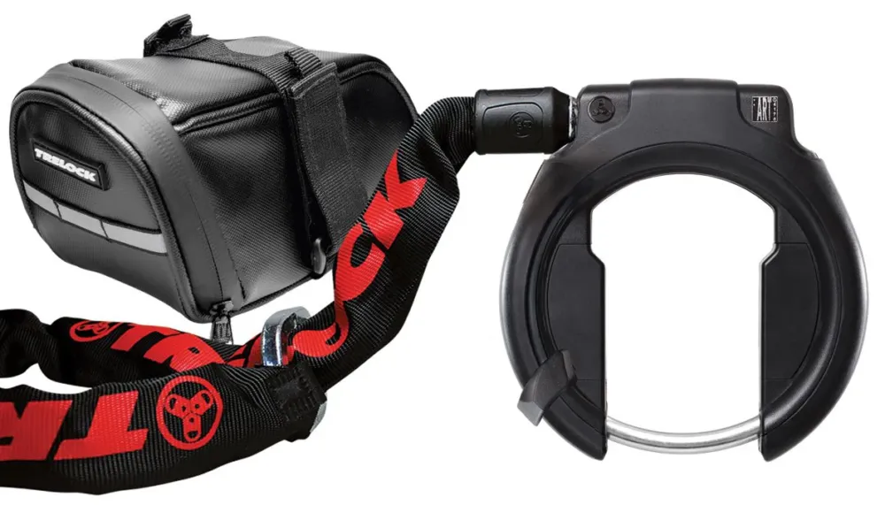 Trelock RS 453 AZ BAL/ZR 355 100 inkl. Saddlebag - schwarz / 100 cm Begrenztes Angebot