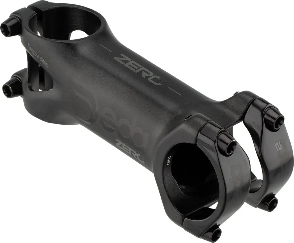 DEDA Zero2 31.7 Vorbau - polish on black | -7° | 100 mm Versand Am Gleichen Tag